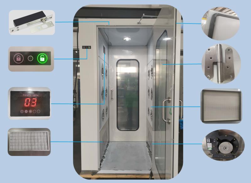 风淋室细节图展示 风淋室细节图展示